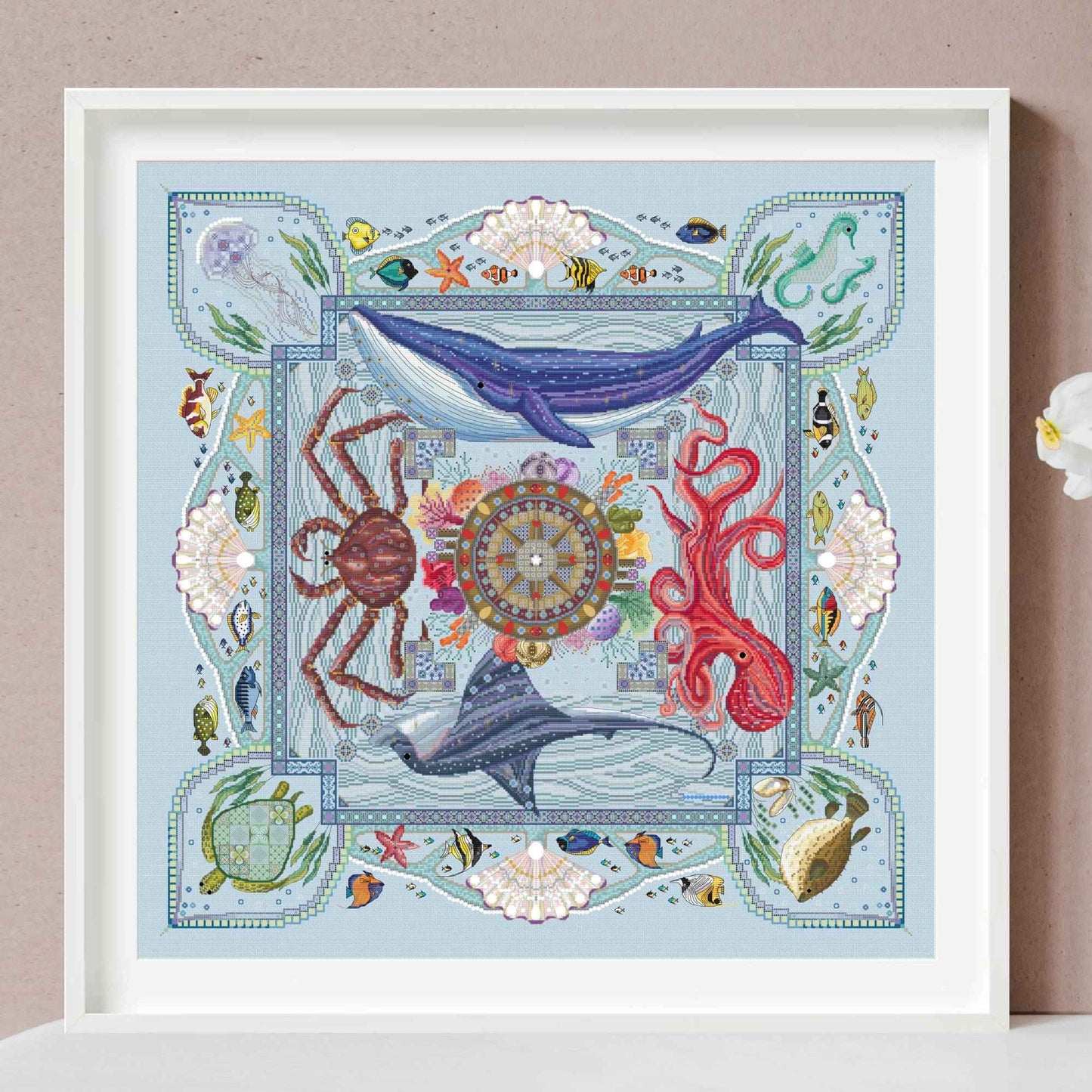 Find Atlantic Mandala Cross Stitch PDF