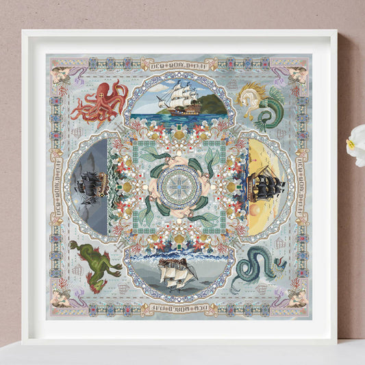 Treasure Bay Mandala Cross Stitch Pattern PDF