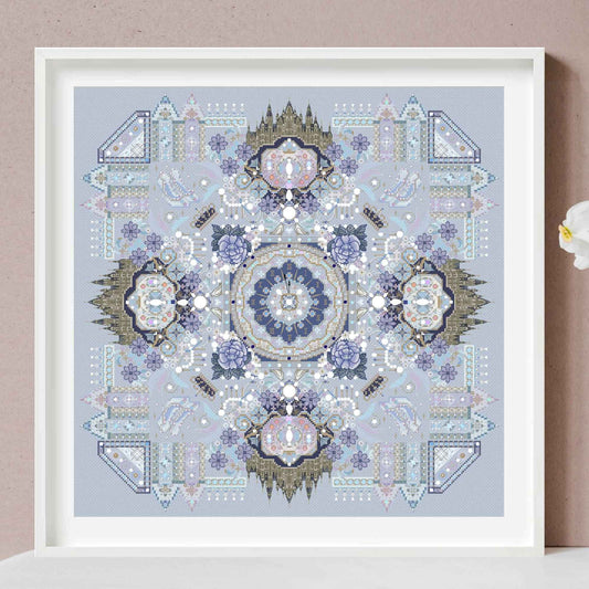 Cinderella Mandala Cross Stitch PDF