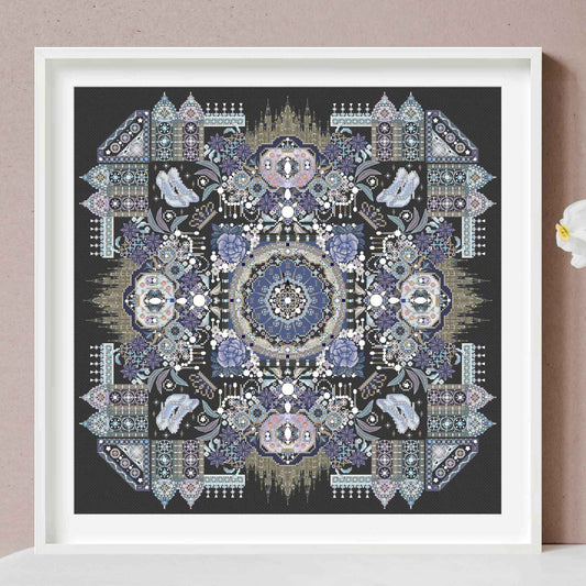 Cinderella Mandala Cross Stitch PDF