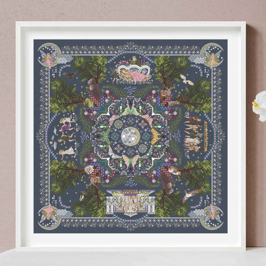 A Midsummer Night's Dream Mandala Cross Stitch PDF