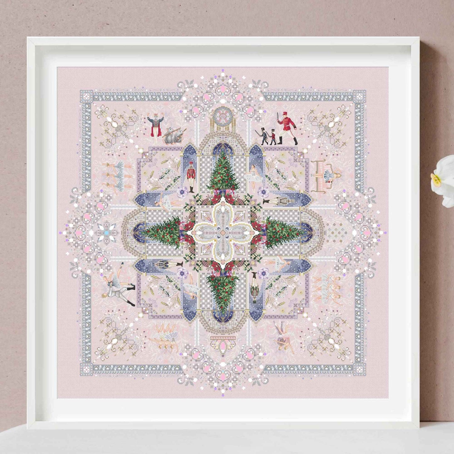The Nutcracker Mandala Cross Stitch PDF
