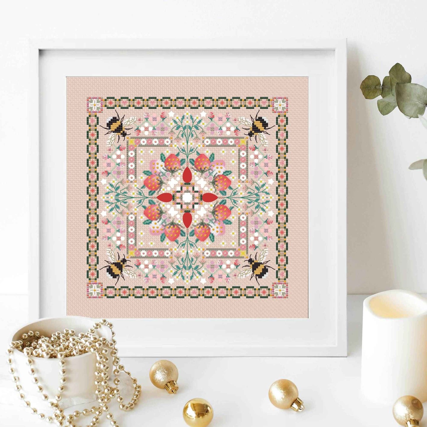 June Mandala Cross Stitch PDF