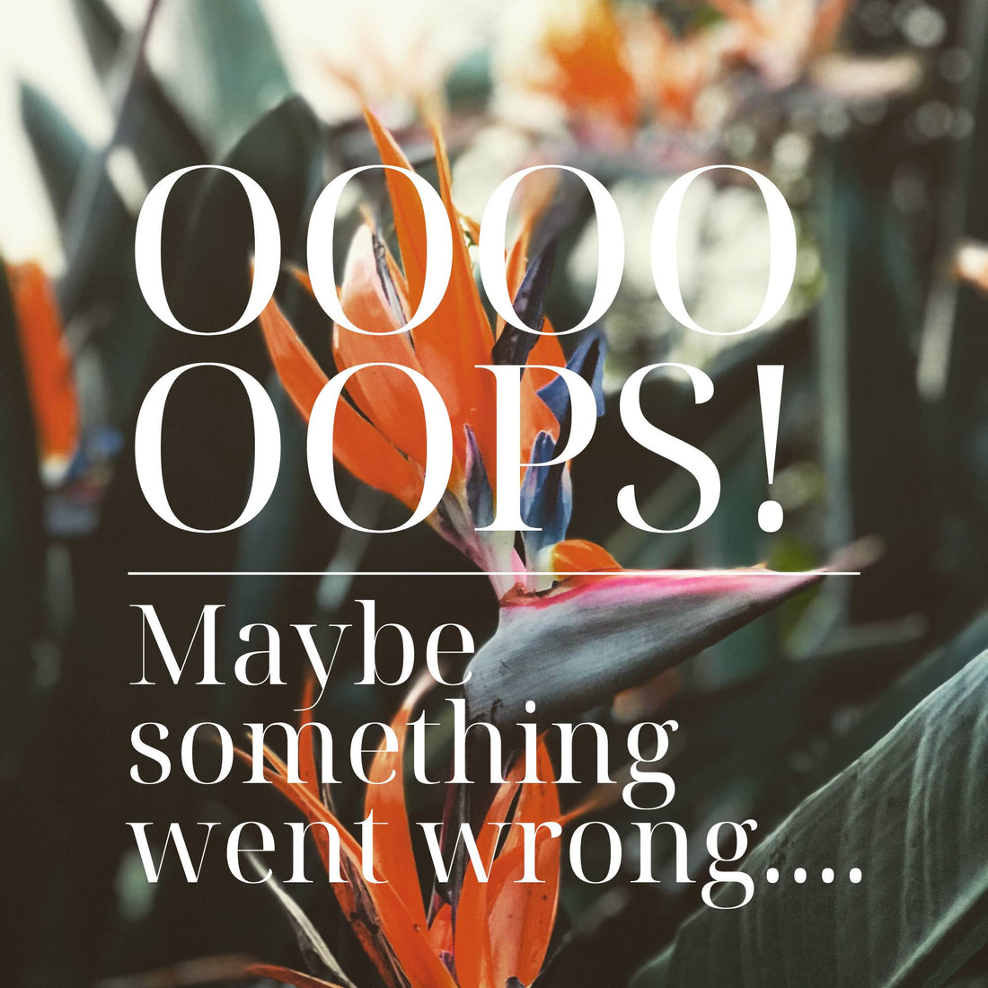 OOOOOOPS!