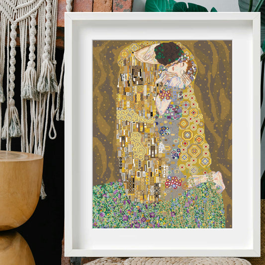 The Kiss Cross Stitch Pattern PDF